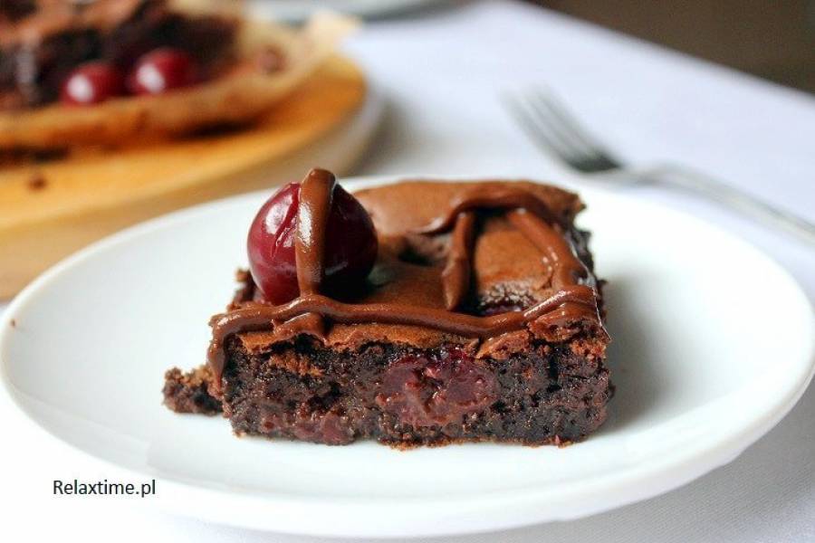 Ciasto na niedzielę – szybkie i łatwe #2 Brownie z wiśniami
