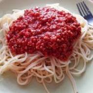Spaghetti ze świeżych pomidorów