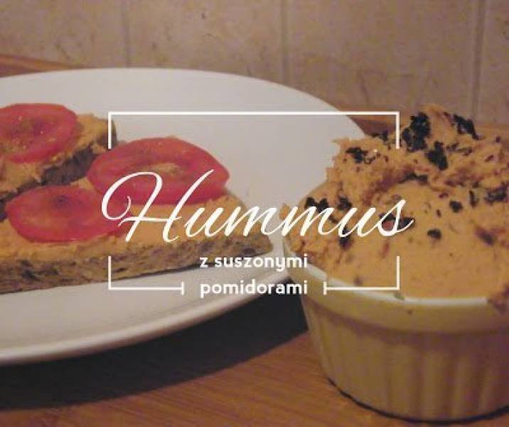 Hummus z suszonymi pomidorami