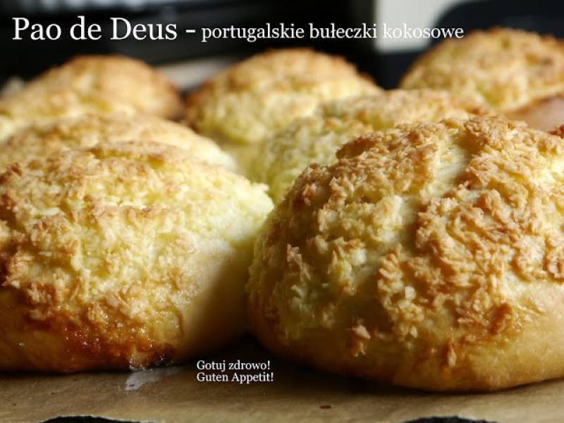 Portugalskie Pao de Deus - boskie bułeczki kokosowe
