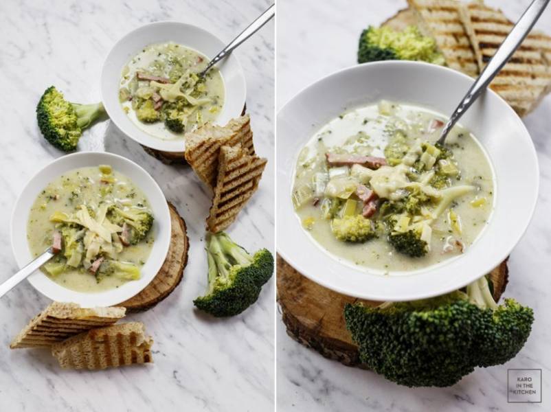 Kremowa zupa brokułowa – fit i ze smakiem