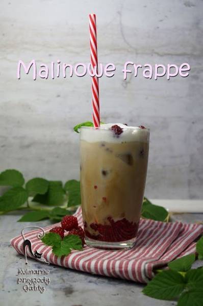 Malinowe frappe z Inką