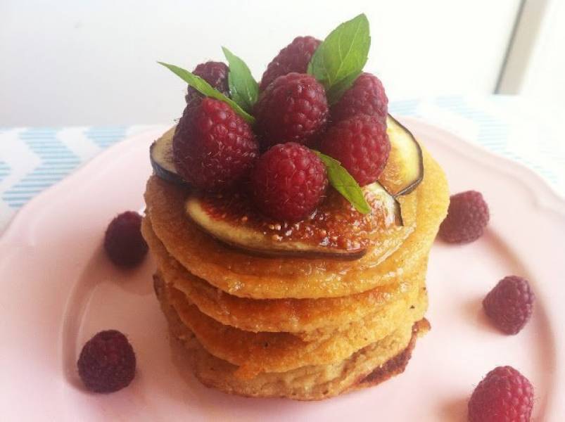 Zdrowe wegańskie śniadanie : Owsiane pancakes