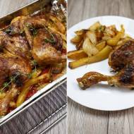 Niesamowity kurczak paprykowy – pieczony z ziemniakami i cebulą