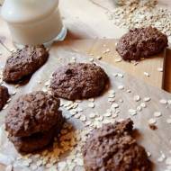 Ciasteczka czekoladowo - owsiane z dyni