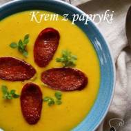 Krem z papryki z chorizo