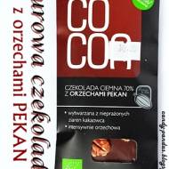 Surowa czekolada gorzka 70% z orzechami pekan – Cocoa / SuroVital