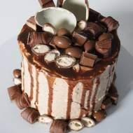 Kinder tort orzechowo- czekoladowy