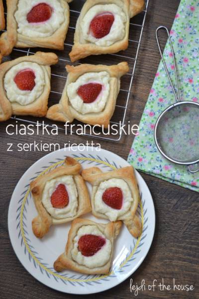 Ciastka fancuskie z serkiem ricotta...