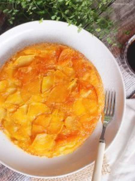 Puszysty omlet z jabłkami / Fluffy apple pancake