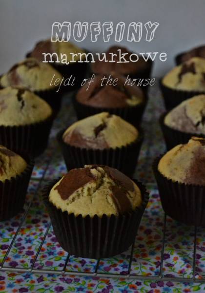 Marmurkowe muffiny waniliowo - czekoladowe...