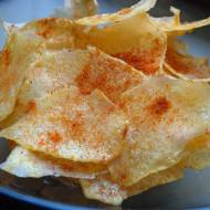 Domowe fit chrupiące chipsy ziemniaczane