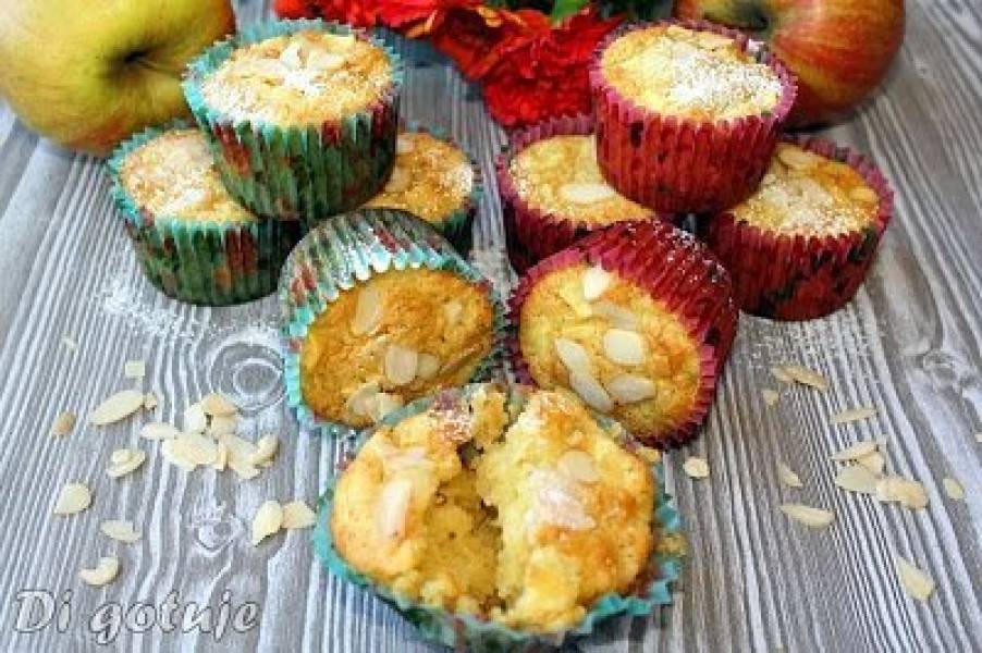 Muffinki z jabłkami i olejem kokosowym (długa świeżość)