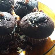 Muffinki czekoladowe z wiórkami kokosowymi