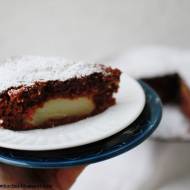 Ciasto kakaowo korzenne z gruszką