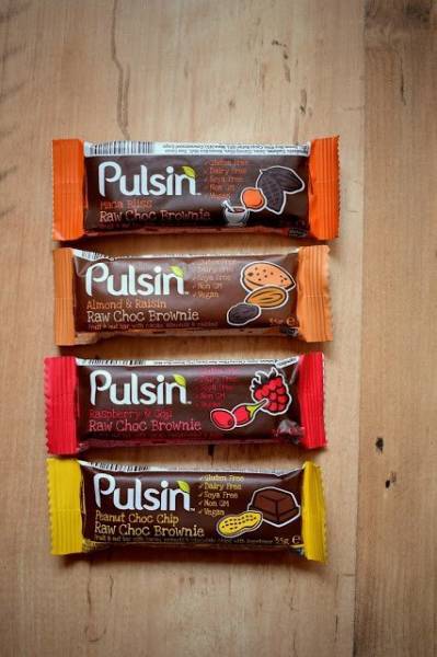 Surowe czekoladowe brownie - batoniki Pulsin :)