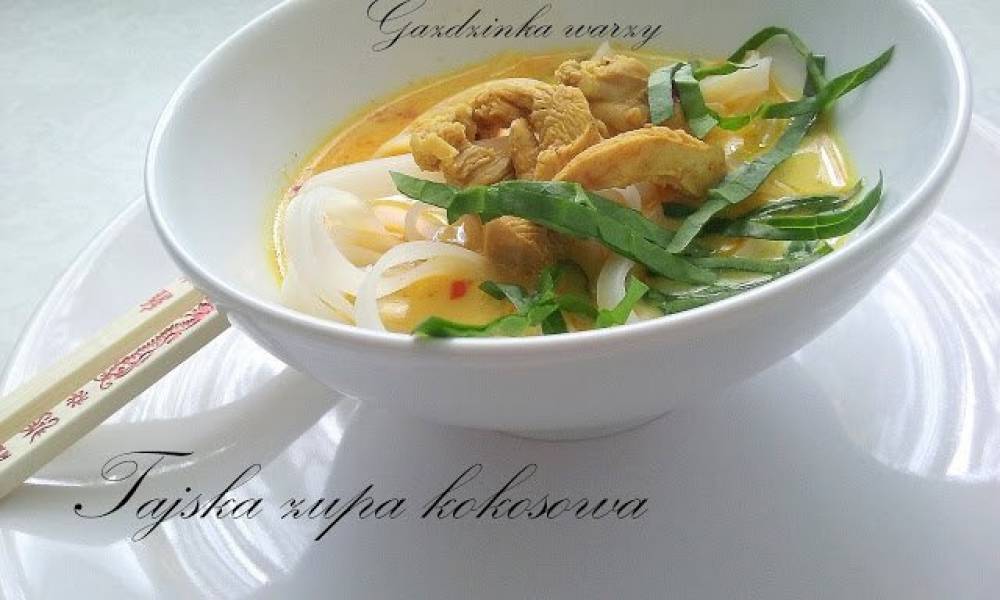 Tajska zupa kokosowa z curry