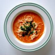 Zupa pomidorowa z podsmażanym koncentratem