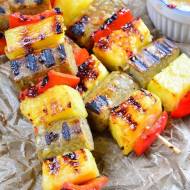 Słodko – ostre szaszłyki z papryką i ananasem