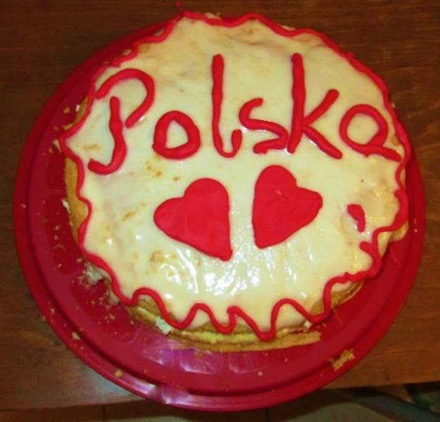 dzieci potrafią :) ciasto Polska