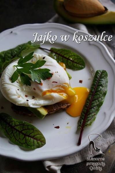 Jajko w koszulce, jajko poszetowe z awokado