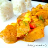 Dyniowe Curry z mleczkiem kokosowym - Pumpkin Curry with cocosmelk
