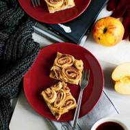 Cinnamon swirl apple slab pie