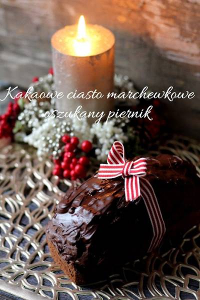 Kakaowe ciasto marchewkowe – oszukany piernik