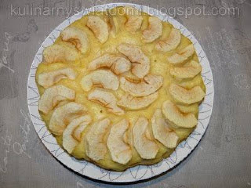 Ciasto z jabłkami i serkiem ricotta
