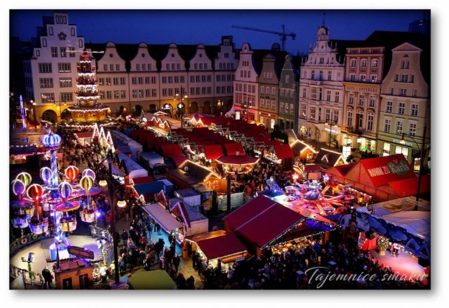 Weihnachtsmarkt  – Bożonarodzeniowy Jarmark w Rostocku