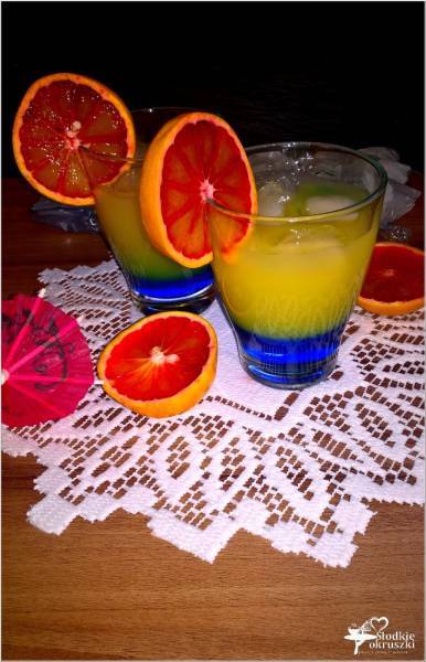 Drink blue orange (bezalkoholowy)