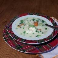 zupa kalafiorowo-brokułowa kremowa z serkami topionymi
