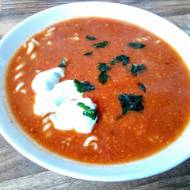 Zupa pomidorowa z soczewicą