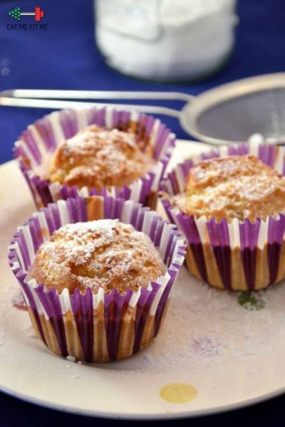 Kokosowe muffiny śniadaniowe wg przepisu Nigelli Lawson w wersji bezglutenowej i bezmlecznej
