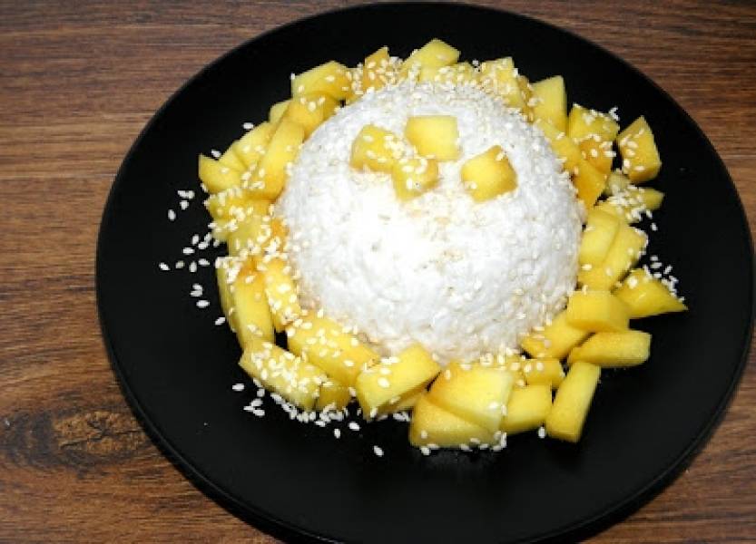 Tajski deser ryżowy.