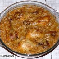 Kurczak zapiekany na brązowym ryżu
