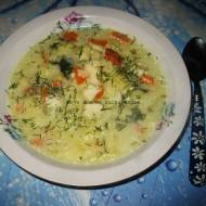 Zupa rybno-ogórkowa z ziemniakami