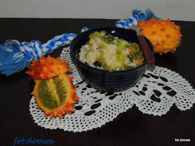 Pudding ryżowy z kiwano