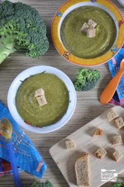 Zupa krem z brokułu dla dzieci