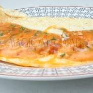 Omlet z pomidorami po francusku