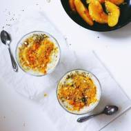 Pudding ryżowy z karmelizowaną pomarańczą i Yerba Mate