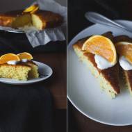 Ciasto pomarańczowe z kaszą manną