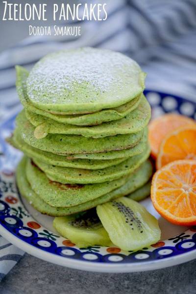 Zielone pancakes