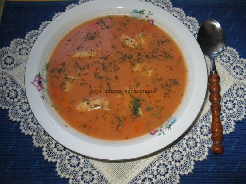 Zupa pomidorowa z rybą