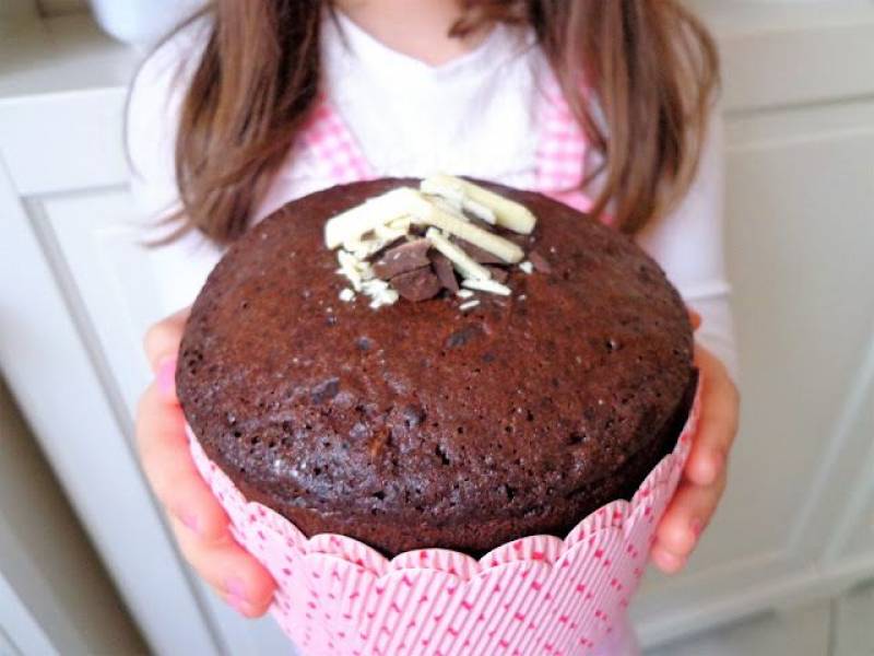 Światowy Dzień Muffina - Ciasto muffin mocno czekoladowe (Torta muffin al cioccolato)