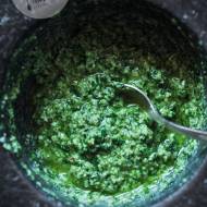 Pesto z rzeżuchą i natką pietruszki