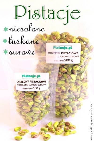 Pistacje niesolone, surowe, łuskane – pistacje.pl