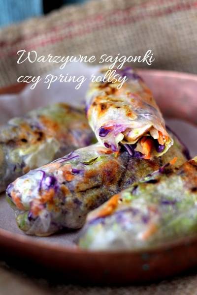Warzywne sajgonki czy spring rollsy, nazywajcie je jak chcecie, są po prostu boskie w smaku!