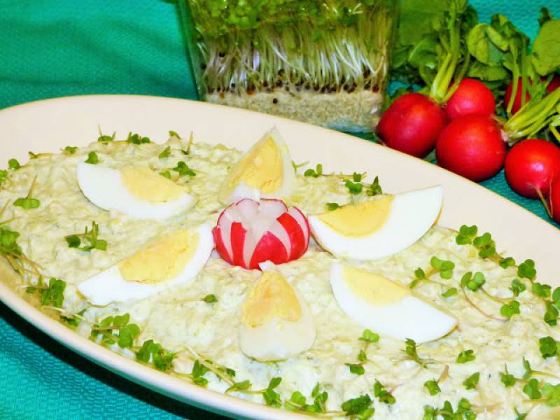 Jajka w sosie tatarskim