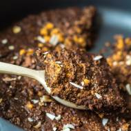 Mega czekoladowo-kokosowe brownie (bez glutenu, cukru, paleo)